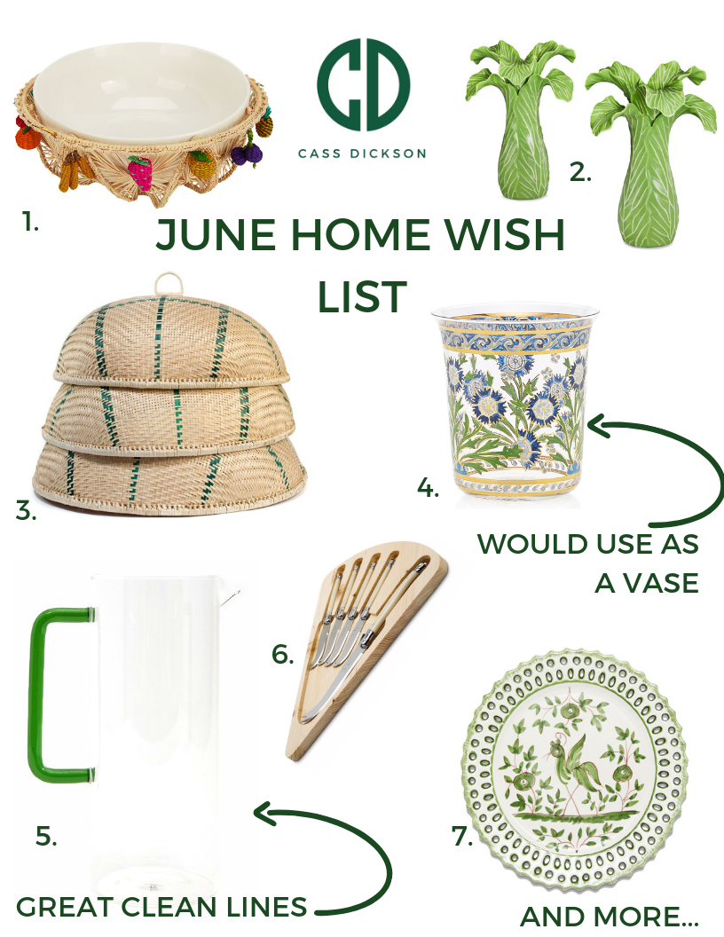 June Home Wish List: Dinner Party Edition