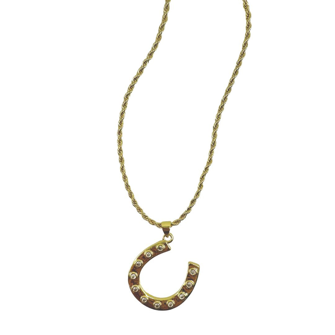 Charm Necklace - Lucky Horseshoe