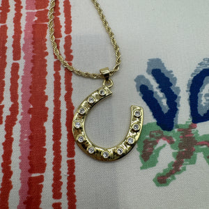 Charm Necklace - Lucky Horseshoe