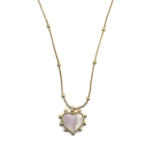 Corazon Necklace - Mother of Pearl